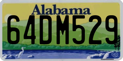 AL license plate 64DM529