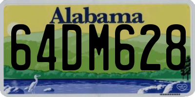 AL license plate 64DM628