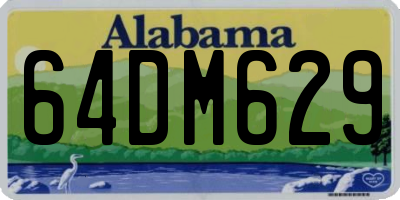 AL license plate 64DM629