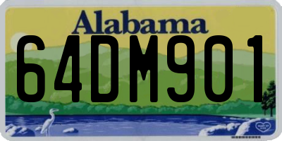 AL license plate 64DM901