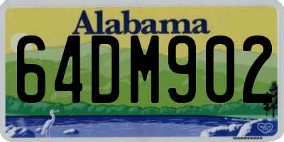 AL license plate 64DM902