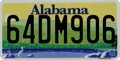 AL license plate 64DM906