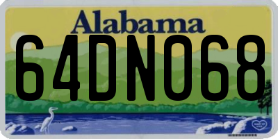AL license plate 64DN068