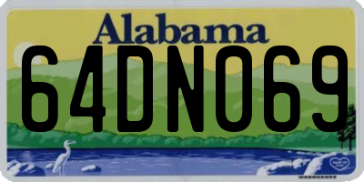 AL license plate 64DN069