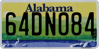 AL license plate 64DN084
