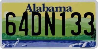 AL license plate 64DN133