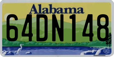 AL license plate 64DN148