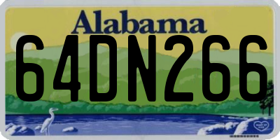 AL license plate 64DN266