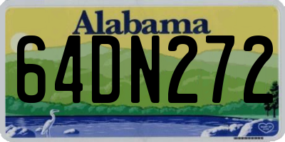 AL license plate 64DN272