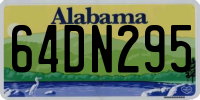 AL license plate 64DN295