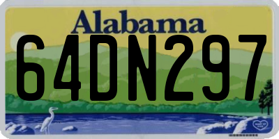 AL license plate 64DN297