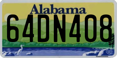 AL license plate 64DN408