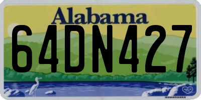 AL license plate 64DN427