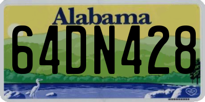 AL license plate 64DN428