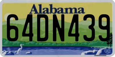 AL license plate 64DN439