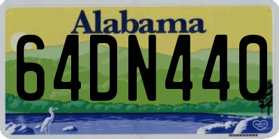 AL license plate 64DN440