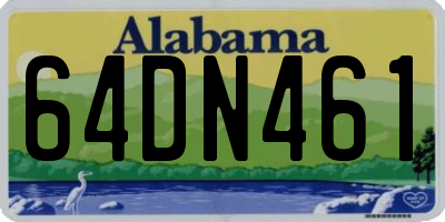 AL license plate 64DN461