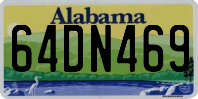 AL license plate 64DN469