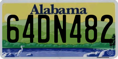 AL license plate 64DN482