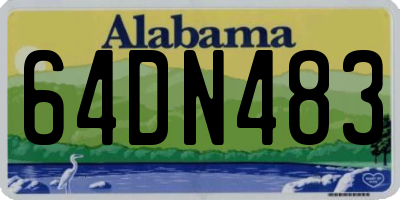 AL license plate 64DN483