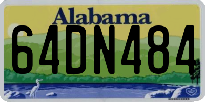AL license plate 64DN484