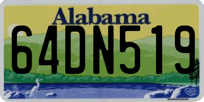 AL license plate 64DN519
