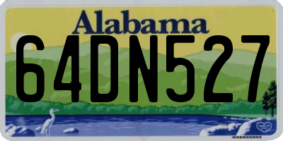 AL license plate 64DN527