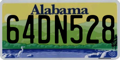 AL license plate 64DN528