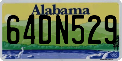 AL license plate 64DN529
