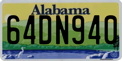 AL license plate 64DN940