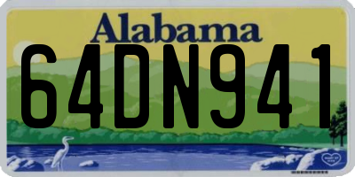 AL license plate 64DN941