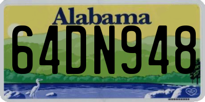 AL license plate 64DN948