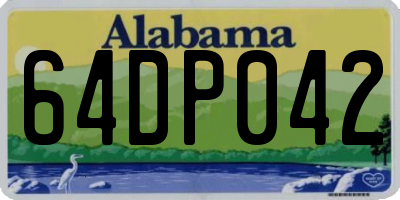 AL license plate 64DP042