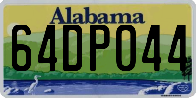 AL license plate 64DP044