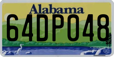 AL license plate 64DP048