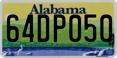 AL license plate 64DP050
