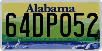 AL license plate 64DP052