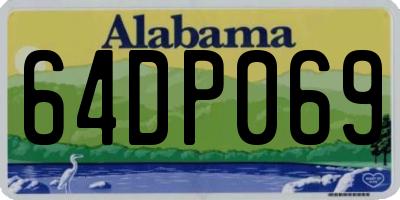 AL license plate 64DP069