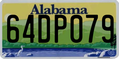 AL license plate 64DP079