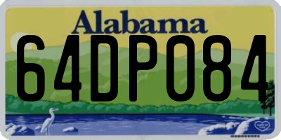 AL license plate 64DP084