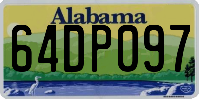 AL license plate 64DP097