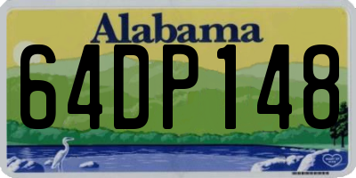 AL license plate 64DP148