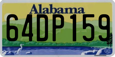 AL license plate 64DP159