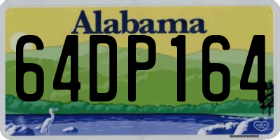 AL license plate 64DP164