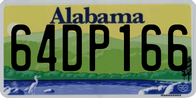 AL license plate 64DP166