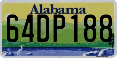 AL license plate 64DP188