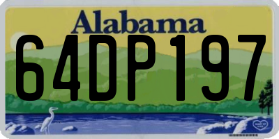 AL license plate 64DP197