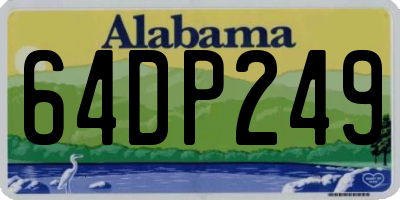 AL license plate 64DP249