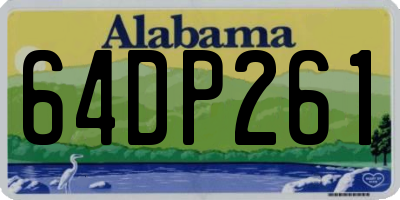 AL license plate 64DP261