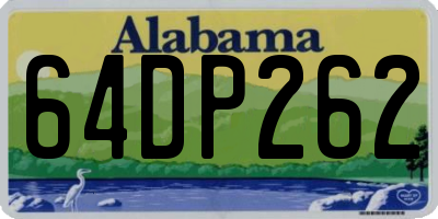 AL license plate 64DP262